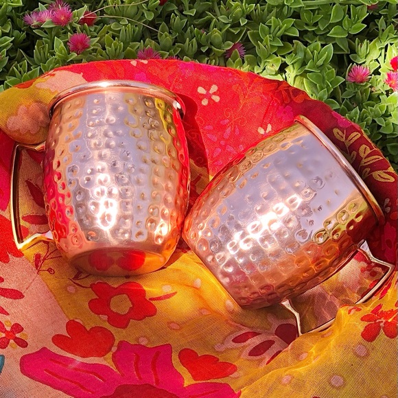Pair of Moscow Mule Copper Mugs - Picture 5 of 10